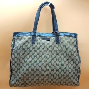 Authentic Gucci GG Monogram Large Tote